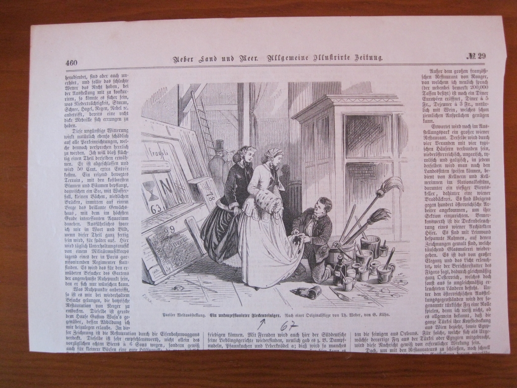 El limpiador de manchas de vestidos, 1867